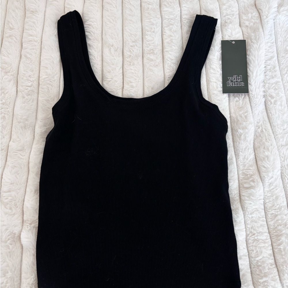 Wild Fable Classic Black Tank Top